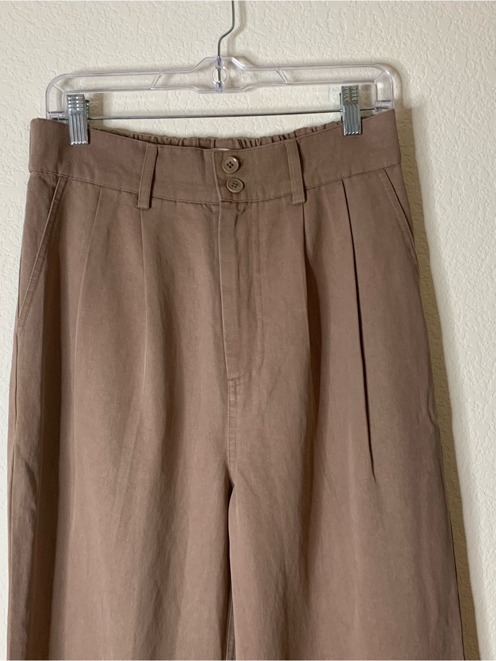 Mate the label brown Tencel twill
Pleated trouser pants M - Picture 3 of 10